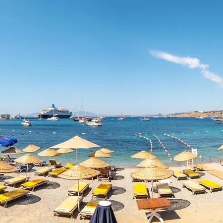 Seafront Flat With Excellent Sea View In Bodrum